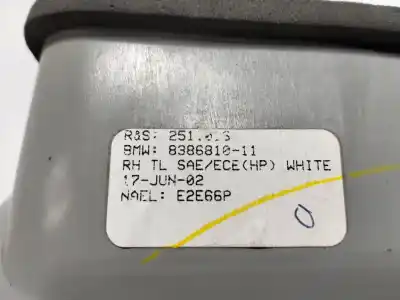 Second-hand car spare part right tailgate light for bmw x5 4.6 is oem iam references 838681011  