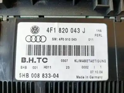 Pezzo di ricambio per auto di seconda mano controllo climatico per audi a6 lim. 2.0 16v tdi riferimenti oem iam 4f1820043j  