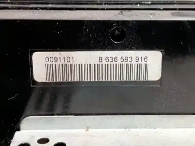 Peça sobressalente para automóvel em segunda mão sistema de áudio / rádio cd por nissan terrano/terrano.ii (r20) 2.7 turbodiesel referências oem iam 8636593916  