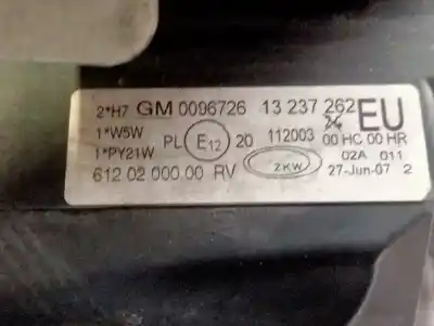 Pezzo di ricambio per auto di seconda mano FARO ANTERIORE DESTRO per OPEL COMBO  Riferimenti OEM IAM 0096726  