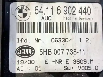 Peça sobressalente para automóvel em segunda mão COMANDO DE SOFAGEM (CHAUFFAGE / AR CONDICIONADO) por BMW 3 (E46)  Referências OEM IAM 64116902440  