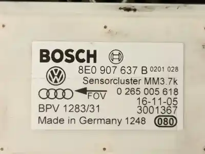 İkinci el araba yedek parçası elektronik modül için audi a4 b7 (8ec) 2.5 tdi oem iam referansları 8e0907637b  