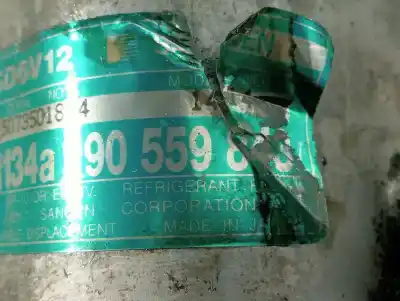 Second-hand car spare part air conditioning compressor for opel astra 1.6 g oem iam references 90559843  