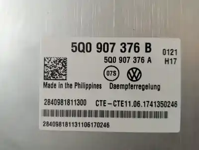 Peça sobressalente para automóvel em segunda mão módulo eletrônico por seat leon leon 5f8 st fr e-hybrid referências oem iam 5q0907376b  