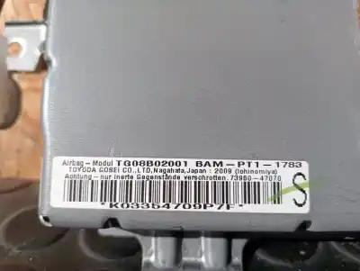 Автозапчастина б/у передня права подушка безопасности для toyota prius (zvw30) 2zrfxe посилання на oem iam k03354709p7f  