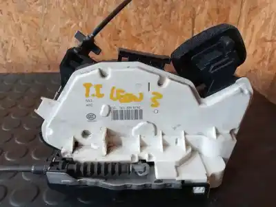 Peça sobressalente para automóvel em segunda mão fechadura da porta traseira esquerda por seat leon (5f1) ckf referências oem iam 5k4839015q