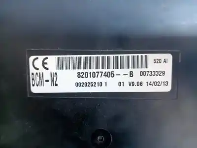 Second-hand car spare part fuse box unit for renault kangoo (f/kc0) 1.5 dci diesel oem iam references 8201077405b  