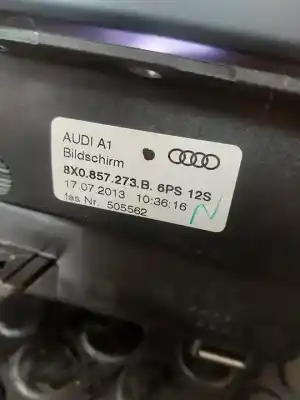 Second-hand car spare part multifunction display for audi a1 (8x1) cayb oem iam references 8x0919604  