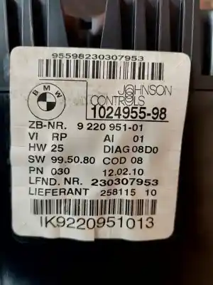 Peça sobressalente para automóvel em segunda mão quadrante por bmw serie 1 berlina (e81/e87) n47d20c referências oem iam 102495598  