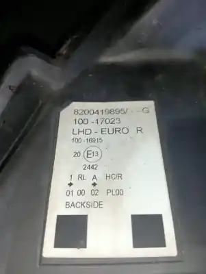 Pezzo di ricambio per auto di seconda mano FARO ANTERIORE DESTRO per RENAULT KANGOO II (F/KW0)  Riferimenti OEM IAM 8200419895  