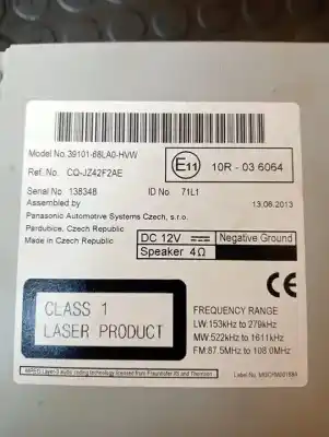 Автозапчасти б/у аудиосистема / радио cd за suzuki swift (agz/azh/nz) k12b ссылки oem iam 3910168l   Автозапчасти б/у аудиосистема / радио cd за suzuki swift (agz/azh/nz) k12b ссылки oem iam 3910168l