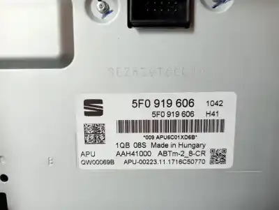Second-hand car spare part gps navigation system for seat leon (5f1) czca oem iam references 5f0919606  