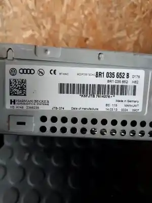 Автозапчастина б/у GPS НАВІГАЦІЙНА СИСТЕМА для AUDI A4 AVANT (8K5) (2008)  Посилання на OEM IAM 8R1035652B  