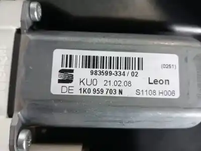 Tweedehands auto-onderdeel regelaar links achterruit voor seat leon (1m1) 1.4 16v oem iam-referenties 1k0959703n