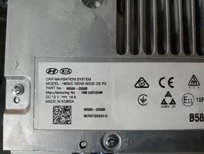 Second-hand car spare part gps navigation system for kia niro (de) g4le oem iam references 96560g5580  