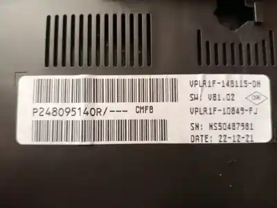 Автозапчасти б/у приборная доска за renault arkana (eu version) h5h490 ссылки oem iam p248095140r  