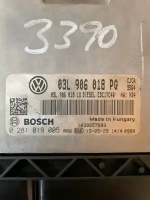 Second-hand car spare part ecu engine control for seat exeo (3r2) 1.8 tsi oem iam references 03l906018pq  