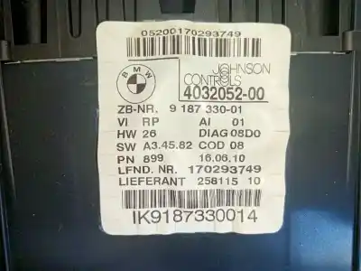Peça sobressalente para automóvel em segunda mão QUADRANTE por BMW SERIE 1 BERLINA (E81/E87)  Referências OEM IAM 403205200  