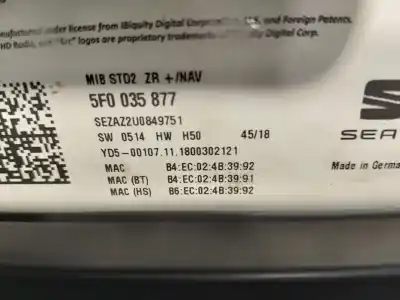 Peça sobressalente para automóvel em segunda mão  por SEAT LEON (5F1)  Referências OEM IAM 5F0919606A  