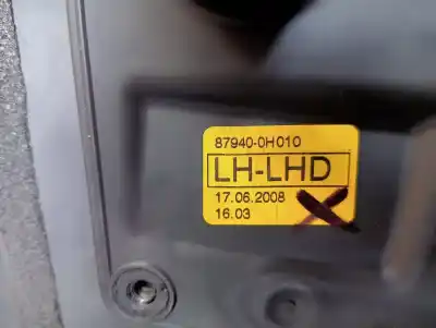 Pezzo di ricambio per auto di seconda mano specchio sinistro per peugeot 107 8ht riferimenti oem iam 879400h010