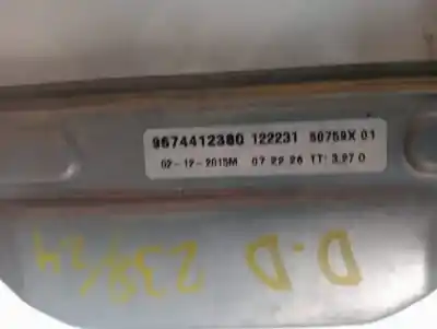 Pezzo di ricambio per auto di seconda mano alzacristalli anteriore destro per citroen c-elysée bhy(bh02) riferimenti oem iam 9674412380  