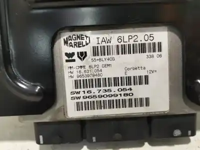 İkinci el araba yedek parçası ecu motor kontrol cihazi için citroen c4 ii (b7) 1.4 vti 95 oem iam referansları 9659099180
