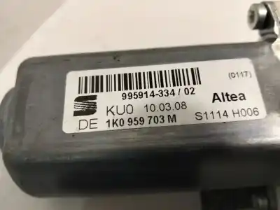 Second-hand car spare part rear left window regulator for seat altea xl (5p5) family oem iam references 1k0959703m