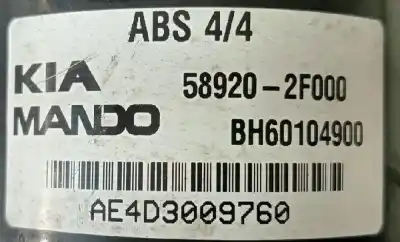 Peça sobressalente para automóvel em segunda mão abs por kia cerato (ld) 1.5 lx crdi berlina referências oem iam 589202f000  