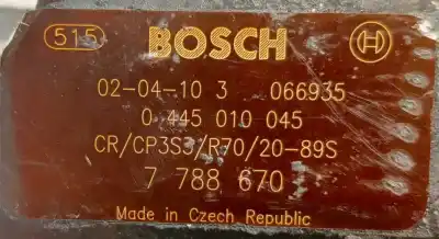 Second-hand car spare part injection pump for bmw 3 descapotable (e46) m3 oem iam references 7788670  