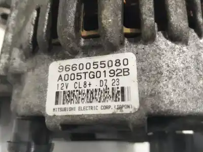 Pezzo di ricambio per auto di seconda mano ALTERNATORE per PEUGEOT 207 SW  Riferimenti OEM IAM 9660055080  