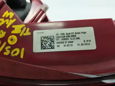 Peça sobressalente para automóvel em segunda mão farolim traseiro esquerdo por audi a6 avant (4gd) 3.0 tdi clean diesel quattro referências oem iam 4g9945095b
