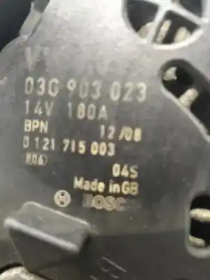 Автозапчастина б/у генератор для volkswagen passat b6 variant (3c5) 1.4 tsi посилання на oem iam 03g903023  