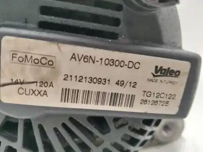 İkinci el araba yedek parçası alternatör için ford grand c-max trend oem iam referansları av6n10300dc  