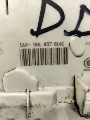 Автозапчасти б/у замок передней правой двери за SEAT IBIZA (6J5) * ссылки OEM IAM 5N1837016E  