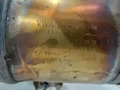 Peça sobressalente para automóvel em segunda mão catalisador por seat leon (5f1) dnuc referências oem iam 5q0131723a  