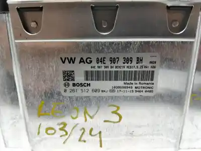 Second-hand car spare part ecu engine control for seat leon (5f1) czca oem iam references 04e907309bh  