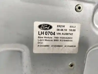 Second-hand car spare part DRIVER LEFT WINDOW REGULATOR for FORD KUGA  OEM IAM references 7M51R203A29DC  