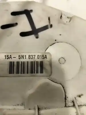 Peça sobressalente para automóvel em segunda mão Fechadura Da Porta Dianteira Esquerda por SEAT IBIZA (6J5) * Referências OEM IAM 5N1837015A  