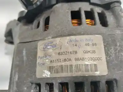 Peça sobressalente para automóvel em segunda mão alternador por ford focus berlina (cak) ambiente referências oem iam 98ab10300dc  
