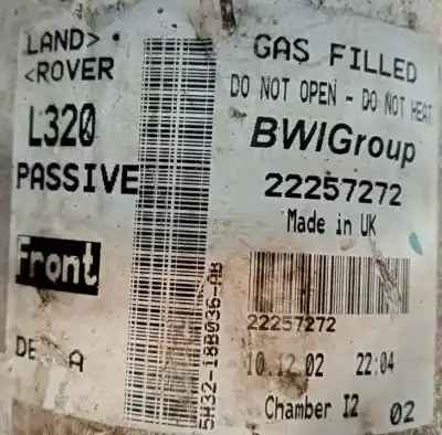 Second-hand car spare part front right shock absorber for land rover range rover sport v6 td hse oem iam references 22257272  
