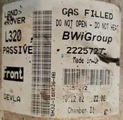 Peça sobressalente para automóvel em segunda mão AMORTECEDOR DIANTEIRO ESQUERDO por LAND ROVER RANGE ROVER  Referências OEM IAM 22257272  