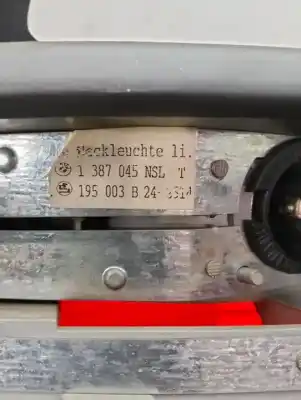 Second-hand car spare part LEFT TAILGATE LIGHT for BMW SERIE 3  OEM IAM references 1387045  