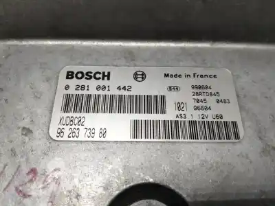 Pièce détachée automobile d'occasion Calculateur Moteur Ecu pour PEUGEOT 806 SRDT Références OEM IAM 9626373980  