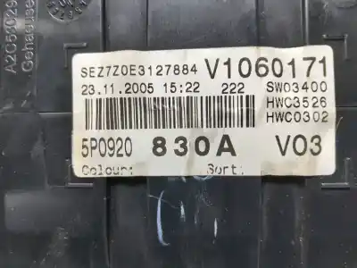 Peça sobressalente para automóvel em segunda mão QUADRANTE por SEAT TOLEDO  Referências OEM IAM 5P0920830A  