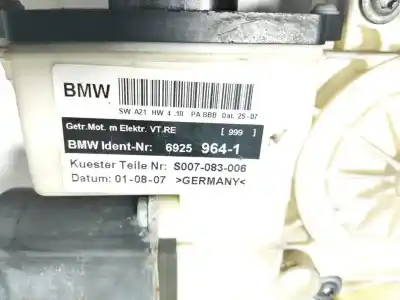 Second-hand car spare part passenger side right window regulator for bmw x3 (e83) 3.0d oem iam references 69259641  