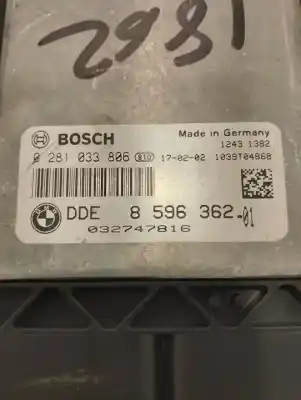 Second-hand car spare part ECU ENGINE CONTROL for BMW SERIE 3  OEM IAM references 0281033806  