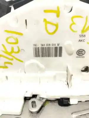 Peça sobressalente para automóvel em segunda mão fechadura da porta traseira direita por seat leon (5f1) czca referências oem iam 5k4839016af