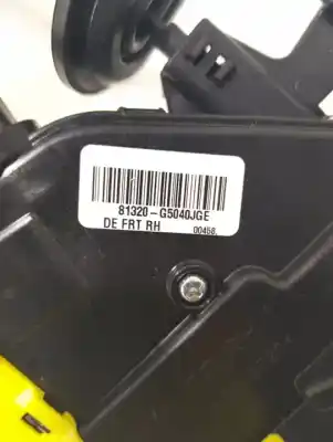 Peça sobressalente para automóvel em segunda mão fechadura da porta dianteira direita por kia niro (de) g4le referências oem iam 81320g5040jge