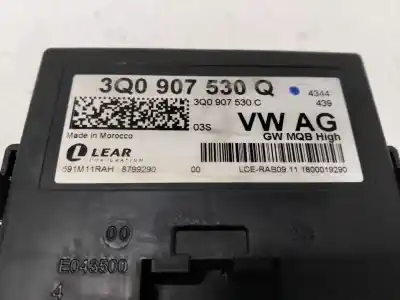 Second-hand car spare part electronic module for seat leon (5f1) dnuc oem iam references 3q0907530q  