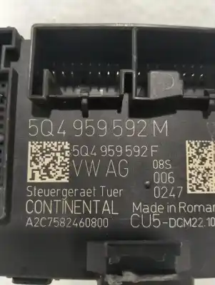 Second-hand car spare part comfort module for seat leon (5f1) dnuc oem iam references 5q4959592m  